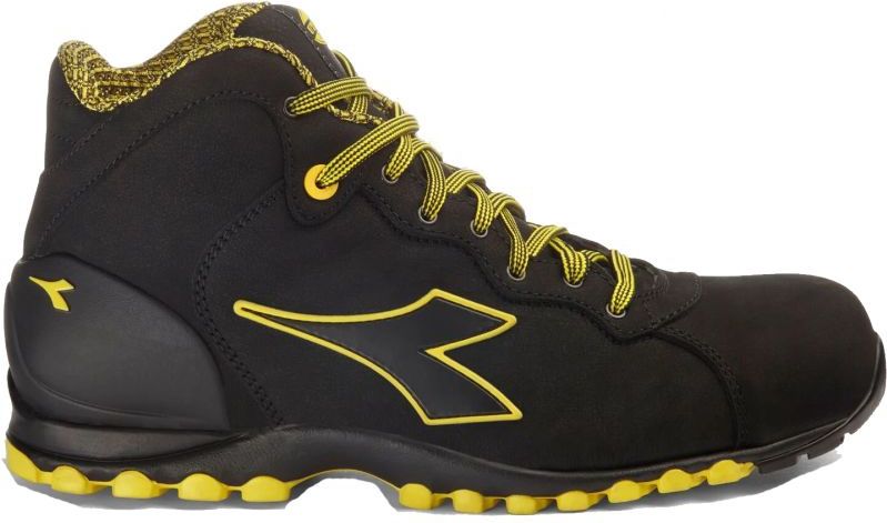 Diadora - Beat DA2 Mid S3S FO HRO SR - Veiligheidsschoen - Zwart - Nubuckleer