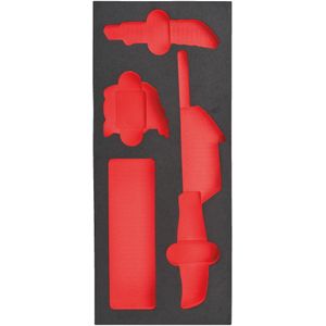 Milwaukee Empty 3 pc Cutting and Measuring Foam Insert Lege Foam inlay snij en meet set (3-delig) - 4932493681