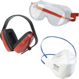 Wolfcraft - 4980000 - Arbeidsveiligheidsset - 3-delig