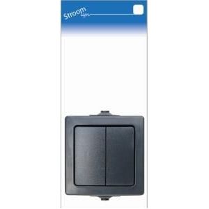 Kopp - Opbouw Nautic - Schakelaar - Antraciet - Spatwaterdicht