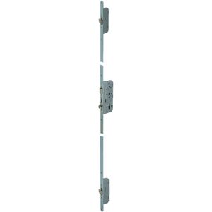 Nemef 4923 Veiligheidsmeerpuntssluiting | cilinderbediend | SKG*** | DM65mm | PC72mm | voorplaat staal verzinkt 20x1700mm afgerond| DR 1+3/2+4 - A000307535