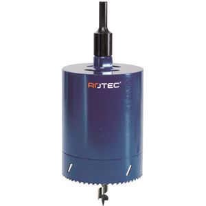 Rotec Verlengde gatzaag 130x100mm 8-12tpi incl.boor +6kt adapter - 5295130