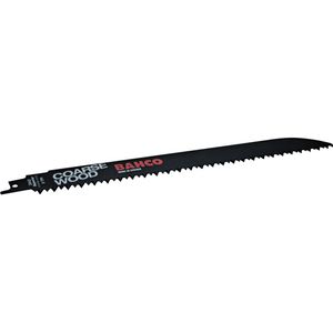 Bahco Reciprozaagblad | HCS | voor grof hout | 5 TPI | 300 mm - 10-delig - 3942-300-5-HSL-10P