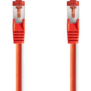 Nedis CAT6-kabel | RJ45 Male naar RJ45 Male | S/FTP | 2 m | Rood | 1 stuks - CCGP85221RD20 CCGP85221RD20