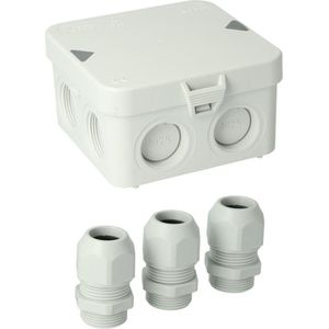Attema - Kabeldoos AK1-IP65 - M25 - Halogeenvrij - 8 Invoeren