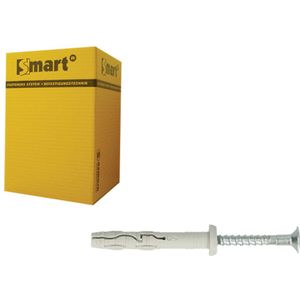 pgb-Europe SMART | Nagelplug met cilinder boord Ø 8x120 N | 100 st SM0PCKN010801203