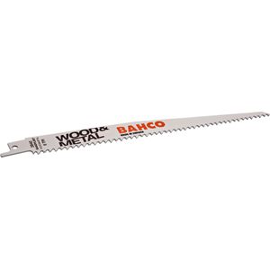 Bahco Reciprozaagblad | Sandflex bimetaal | voor hout en metaal | 6 TPI | 150 mm - 10-delig - 3940-150-6-ST-10P
