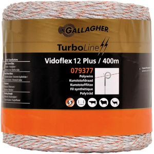 Gallagher Vidoflex 12 TurboLine Plus wit 400m - 079377 079377