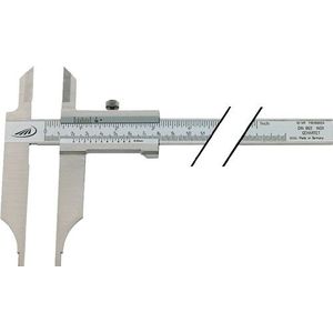 Helios Preisser Werkplaatsschuifmaat | 800 mm | met meetpunten | snavellengte 150 mm | 1 stuk - 0234514 0234514