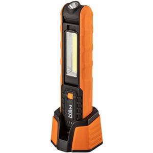Neo - LED Looplamp - Oplaadbaar - Oranje - Inclusief Docking Station
