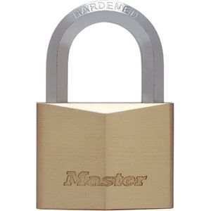 Masterlock 60mm extra thick solid brass body - 35mm hardened steel HEXagonal shac - 1165EURD