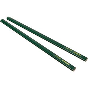 Stanley handgereedschap Metselaarspotlood | Groen | 30cm | 2x - STHT0-72998
