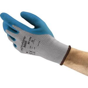 Ansell Handschoen | maat 9 blauw/grijs | EN 388 PSA-categorie II | polyester/katoen | 12 paar - 80-100-9 80-100-9