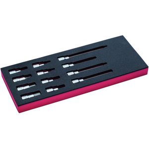 Bahco - Foaminlay Fit&Go 1/3 - Dopsleutels - 12-delig - Foam-inlay