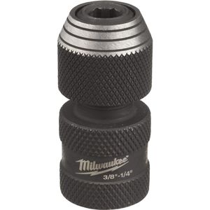 Milwaukee Adaptor ShW 3/8" SQ to 1/4" Hex - 1 pc Doppen verloopstuk SHOCKWAVE™ 3/8 naar 1/4 Hex - 4932493426