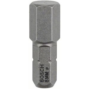 Bosch Accessoires Bit extra-hard HEX 8, 25 mm 3st - 2607001730