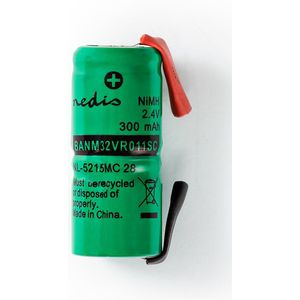 Nedis Oplaadbare NiMH-Batterij | 2.4 V DC | 300 mAh | 1 stuks - BANM32VR011SC BANM32VR011SC