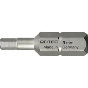 Rotec PRO Insertbit inbus SW10,0 L=25mm C 6,3 BASIC - 10 stuks - 8110100 - 811.0100
