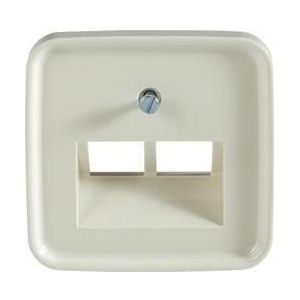 Bush Jaeger Plaat tbv. datacontactdoos creme Busch J 4692190