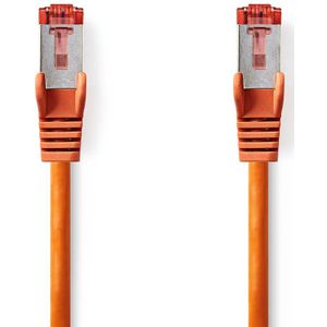 Nedis CAT6-kabel | RJ45 Male naar RJ45 Male | S/FTP | 0.5 m | Oranje | 1 stuks - CCGP85221OG05 CCGP85221OG05