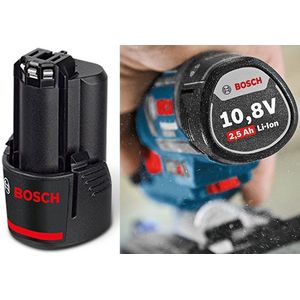 Bosch Blauw GBA 12v Accu (10,8v) 2.5Ah Li-Ion - 1600A004ZL