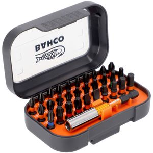 Bahco 66IM/31C-1 | 1/4" Impact Torsie Bit Set | Voor Sleuf/ Phillips/Pozidriv/TORX/Hex Head Schroeven | 31 stuks - 66IM/31C-1