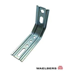 Waelbers Kozijnhoek m/ril 45° 145x70mm, blauw verzinkt (GV) - 100 Stuk(s) - 470291.13