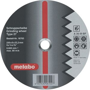 Metabo Accessoires Afbraamschijf Ø 180x6,0x22,2 non-ferro Flexiamant super - 10 stuks - 616760000