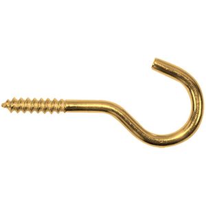 pgb-Europe PGB-FASTENERS | Schroefhaak Ø 2,15x10 Messing 0000SHMS0021500103