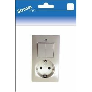 Stroomlijn Opbouw combinatie RA PEHA serie creme 6663220