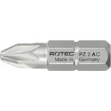 Rotec PRO Insertbit PZ 3 L=25mm C 6,3 RVS - 10 stuks - 8031003