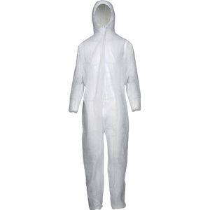 Asatex - Wegwerpoverall - Wit - Polypropyleen - 1 stuk