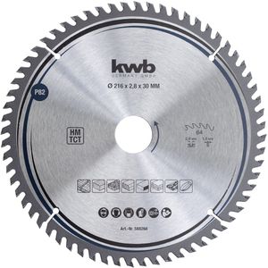 KWB Precisie-Cirkelzaagbladen | voor cirkelzagen | Ø 216 x 30 mm - 588268 588268