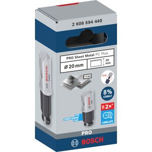 Bosch Accessoires PRO Sheet Metal PC Plus gatzaag | 20 mm - 2608594440
