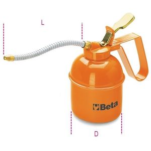 Beta - 1751N - Oliekannen - Metalen - Flexibele Tuit - 300cc