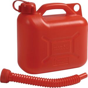 NOW - Transportbrandstofjerrycan - Rood - HD-PE - 5 l