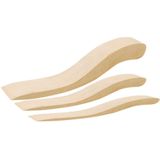 Zwaluw - Kit Afstrijklepel Set - Hout - 9 Stuks - Voor Kitvoegen