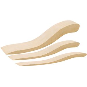 Zwaluw - Kit Afstrijklepel Set - Hout - 9 Stuks - Voor Kitvoegen