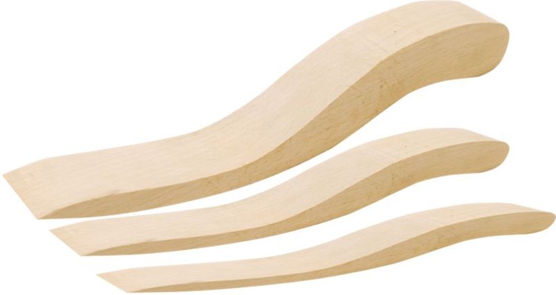 Zwaluw - Kit Afstrijklepel Set - Hout - 9 Stuks - Voor Kitvoegen