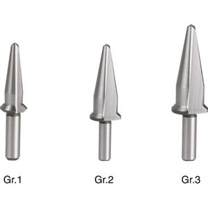 Rotec HSS conische plaatboren S.P. Nr.1 3,0-7,8 / aanslag - 4220001