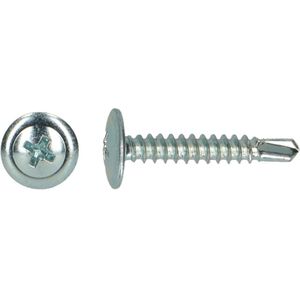 pgb-Europe PGB-FASTENERS | Zelfborende schroef bolkop+kraag Ø 4,20x19 Zn | 1000 st 0ZBBKR001004201903
