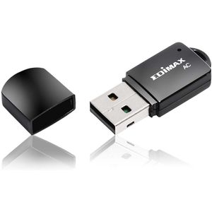 Edimax Draadloze USB-Adapter AC600 2.4/5 GHz (Dual Band) Zwart | 1 stuks - EW-7811UTC EW-7811UTC