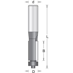 Hikoki - Kantenfrees - 6 Mm - Met Onderlager - 16X50