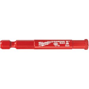 Milwaukee Boren | DIAMOND MAX™ | 1/4" nat/droog | 8 mm 1/4" Hex - 4932498343