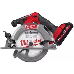 Milwaukee M18 FUEL™ FCS552-302X accu cirkelzaagmachine 165mm | met 2x 3.0Ah accu's in HD-Box koffer - 4933493589