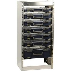 Raaco S292 CARRYLITE rek aluminium, 7 CarryLites - 188708 - 188708