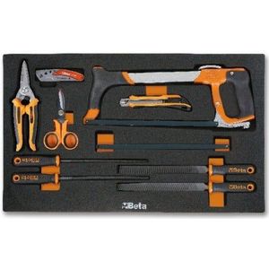 Beta - M284 - Zachte Inlegbak met Vijlen en Snijgereedschap