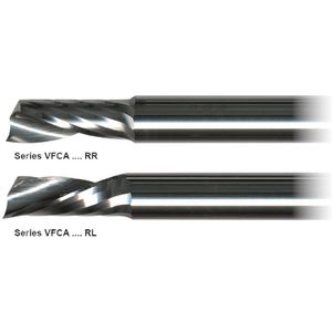 TCE VHM Eensnijder, voor non-ferro's, ongecoat VFCA 1080-RL-C SC2000 - 11191033