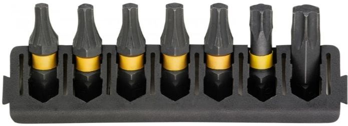 DeWalt - Bitset - Houder + IMPACT Torsion - 25 mm - T15 x1, T20 x2, T25 x2, T30 x1, T40 x1