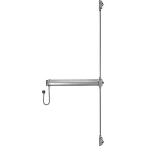 JPM FC-AC-31 JPM Elektromechanische paniekbalk Fluid Control - Ingang | type: C | 3 punts: lateraal | knop | kleur: aluminium | lengte: 835 mm | inkortbaar tot: 618 mm. - A000320080